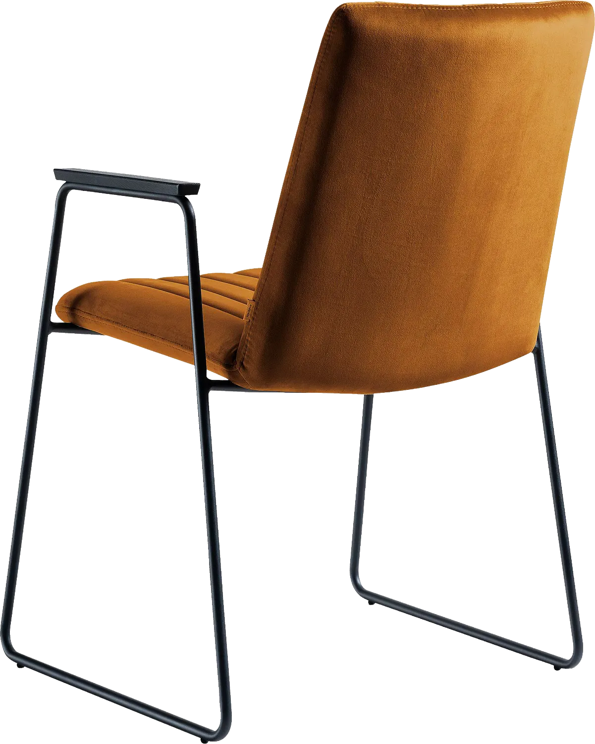 Goossens Manta Eetkamerstoel Stof Goud - 8233727-goossens-manta-eetkamerstoel-stof-goud-03