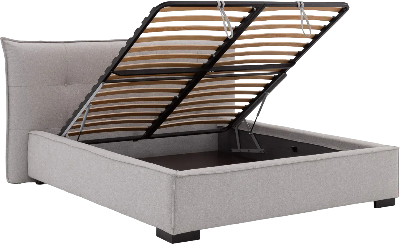 Gestoffeerd Bedframe Bolzano Storage