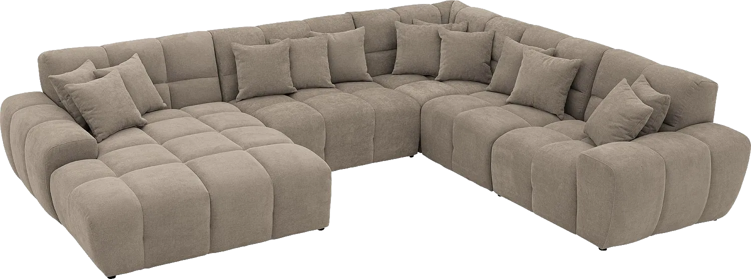 Goossens Excellent Kubus Bank Stof Bruin - 8252848-goossens-excellent-kubus-bank-stof-bruin-04