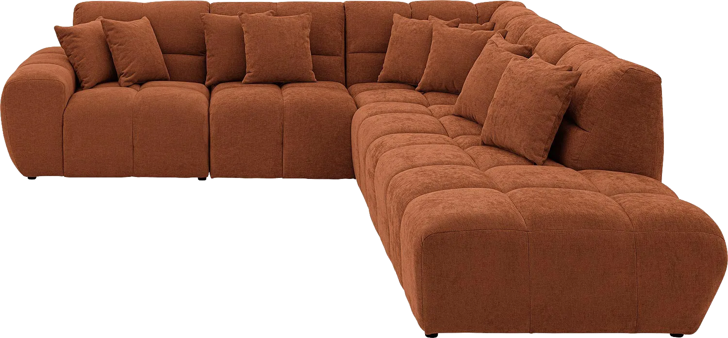 Goossens Excellent Kubus Bank Stof Bruin - 8252757-goossens-excellent-kubus-bank-stof-bruin-01
