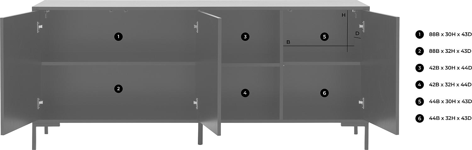 Dressoir Madrid