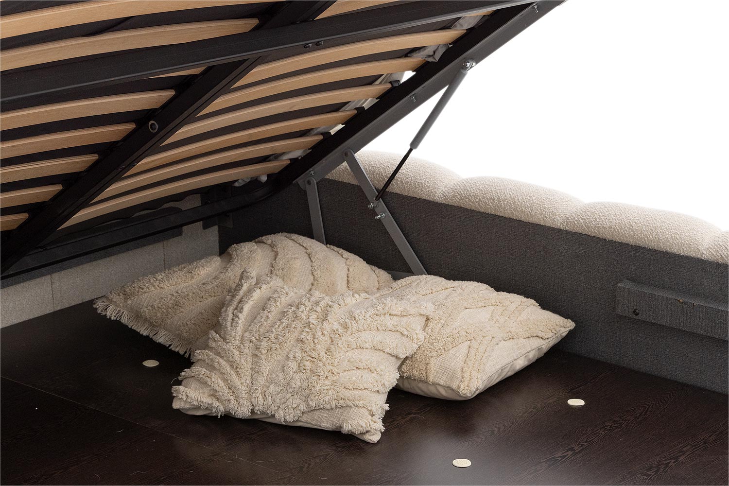 Gestoffeerd Bedframe Cloud Xl Storage