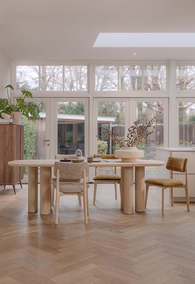 Een fris en licht interieur