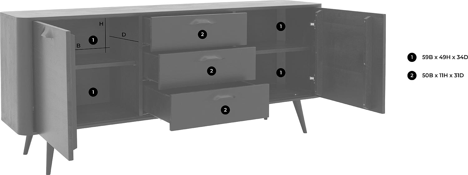 Dressoir Bjarte