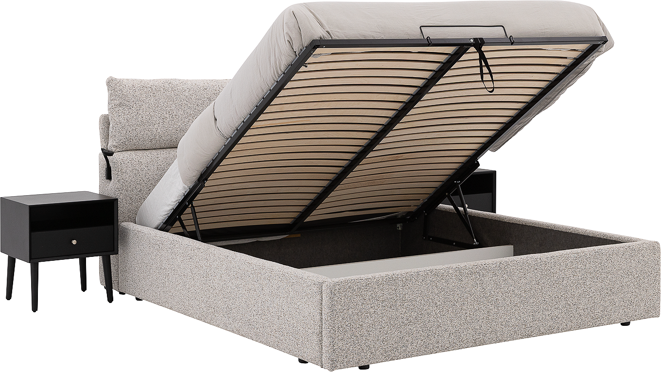 Goossens Misty Storage Bedframe Stof - 8252832-goossens-misty-storage-bedframe-stof-11