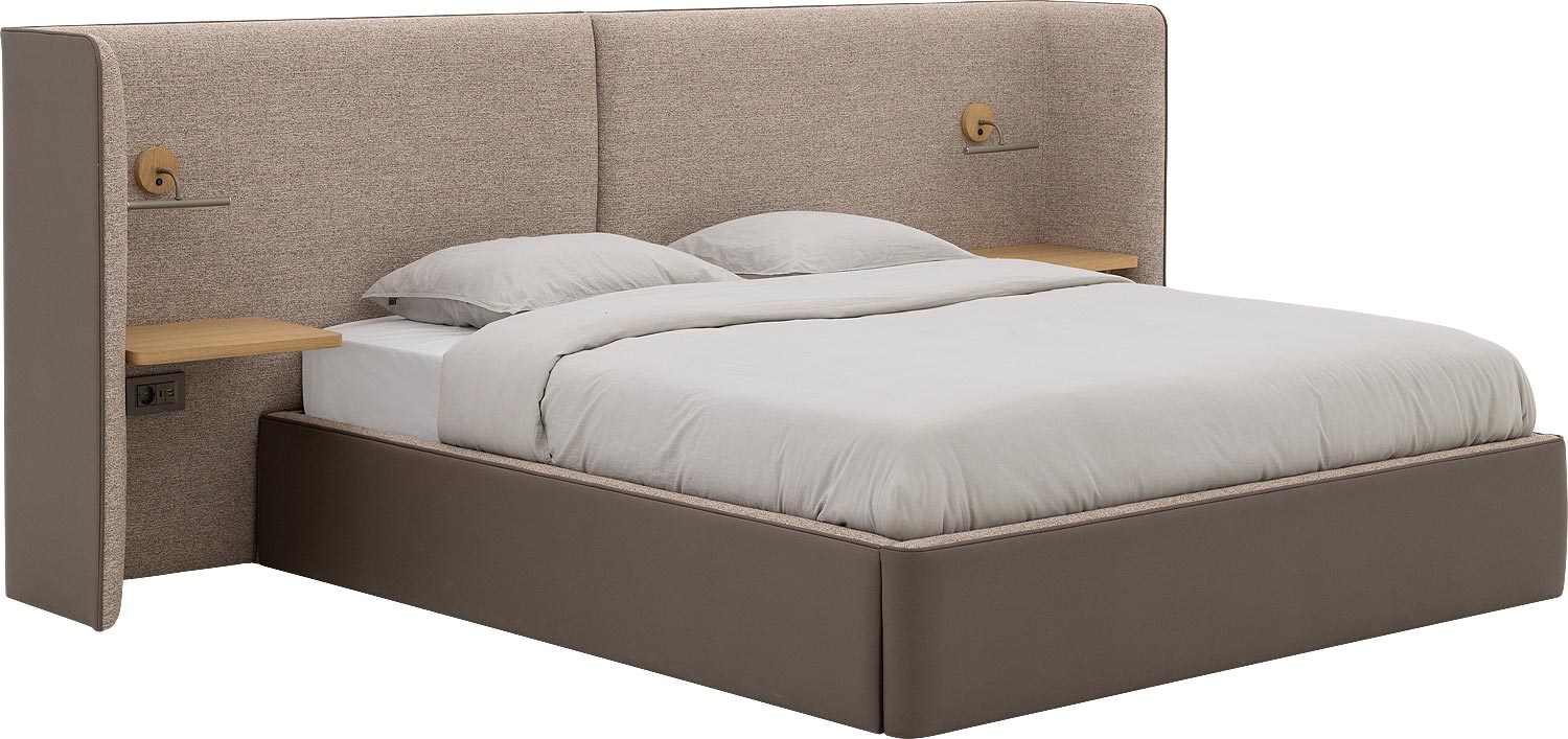 Gestoffeerd Bedframe Burano Storage