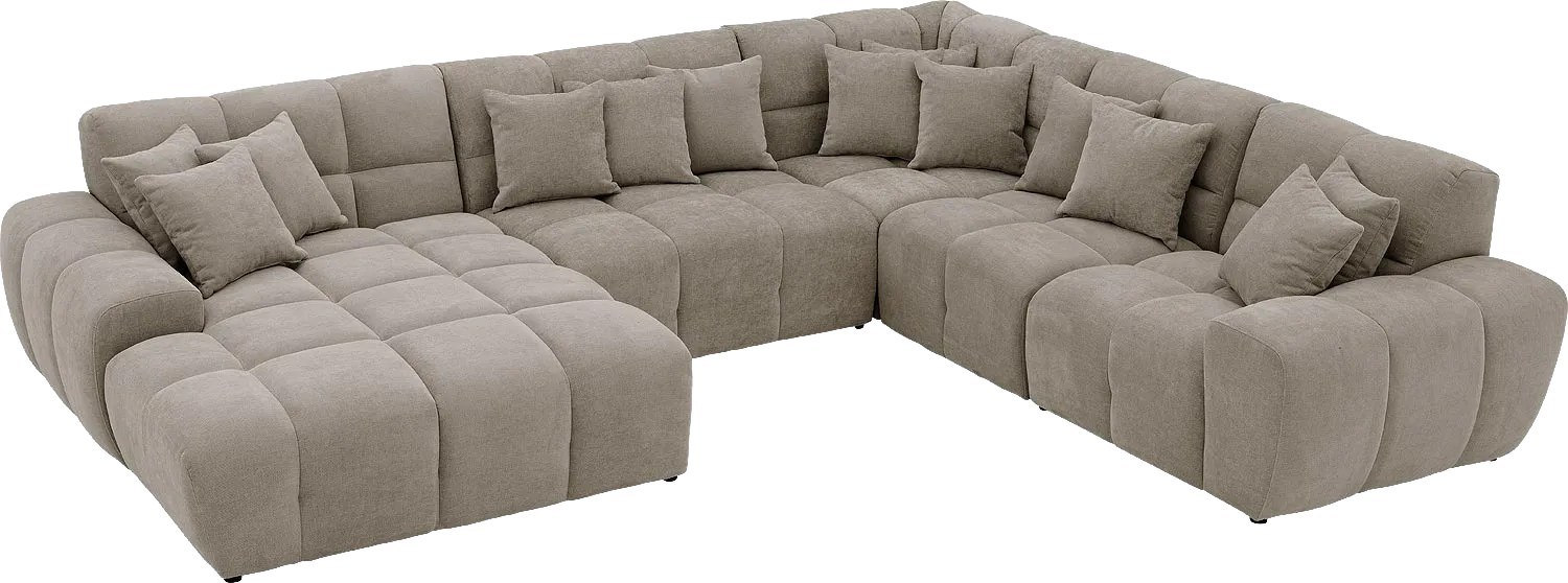 Goossens Excellent Kubus Bank Stof Bruin - 8252847-goossens-excellent-kubus-bank-stof-bruin-04